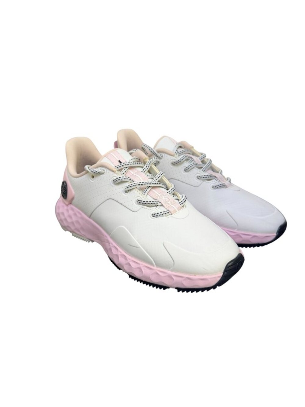 G/Fore Golf Shoes White & Pink Athletic Sneakers Size 6